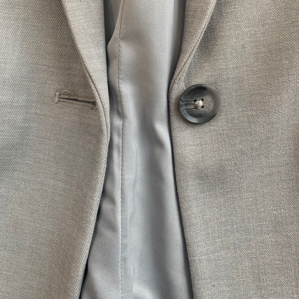 Express One Button Fitted Blazer - image 3